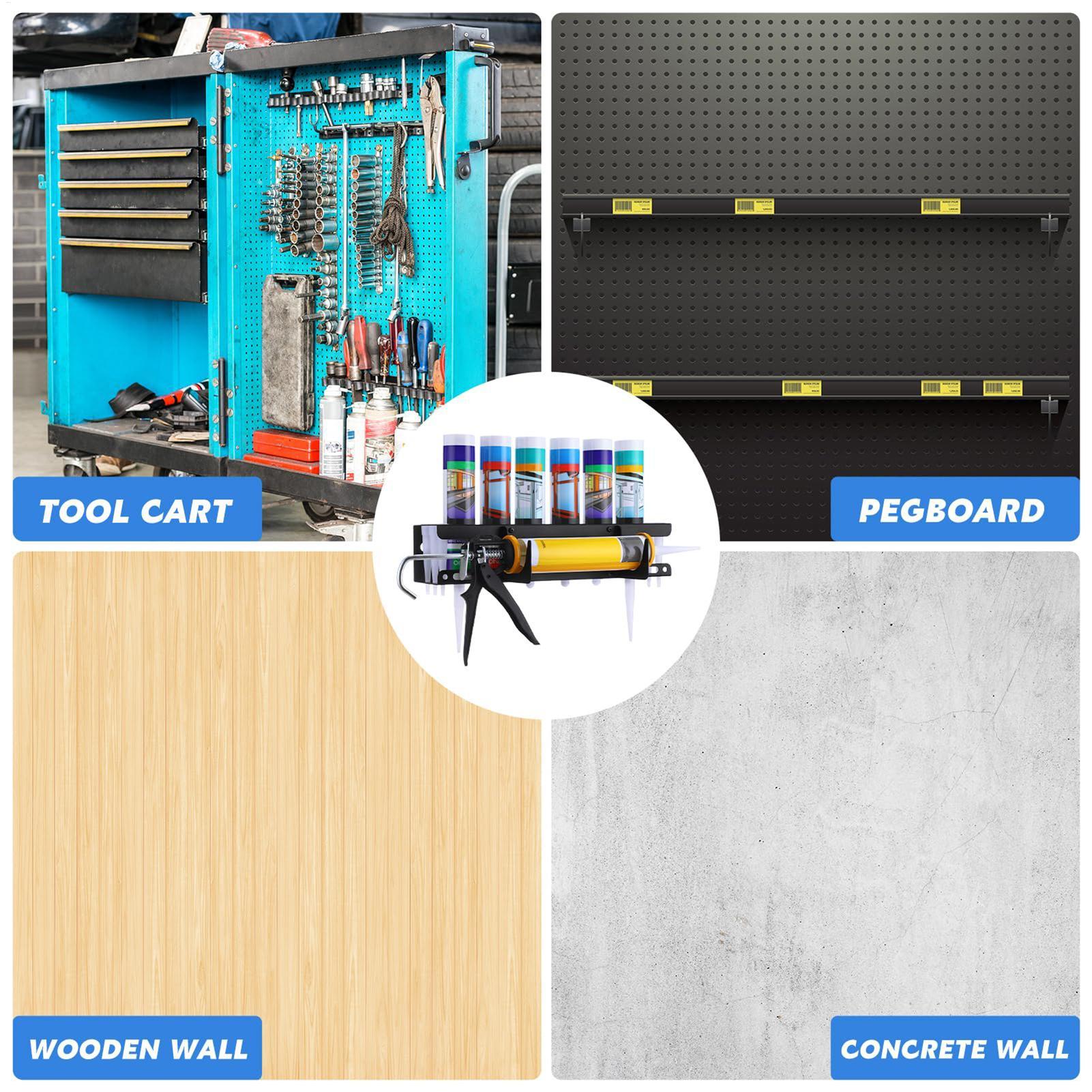 Caulking Gun And Tube Holder W - огляд і ціна Workshop Tools On Wall