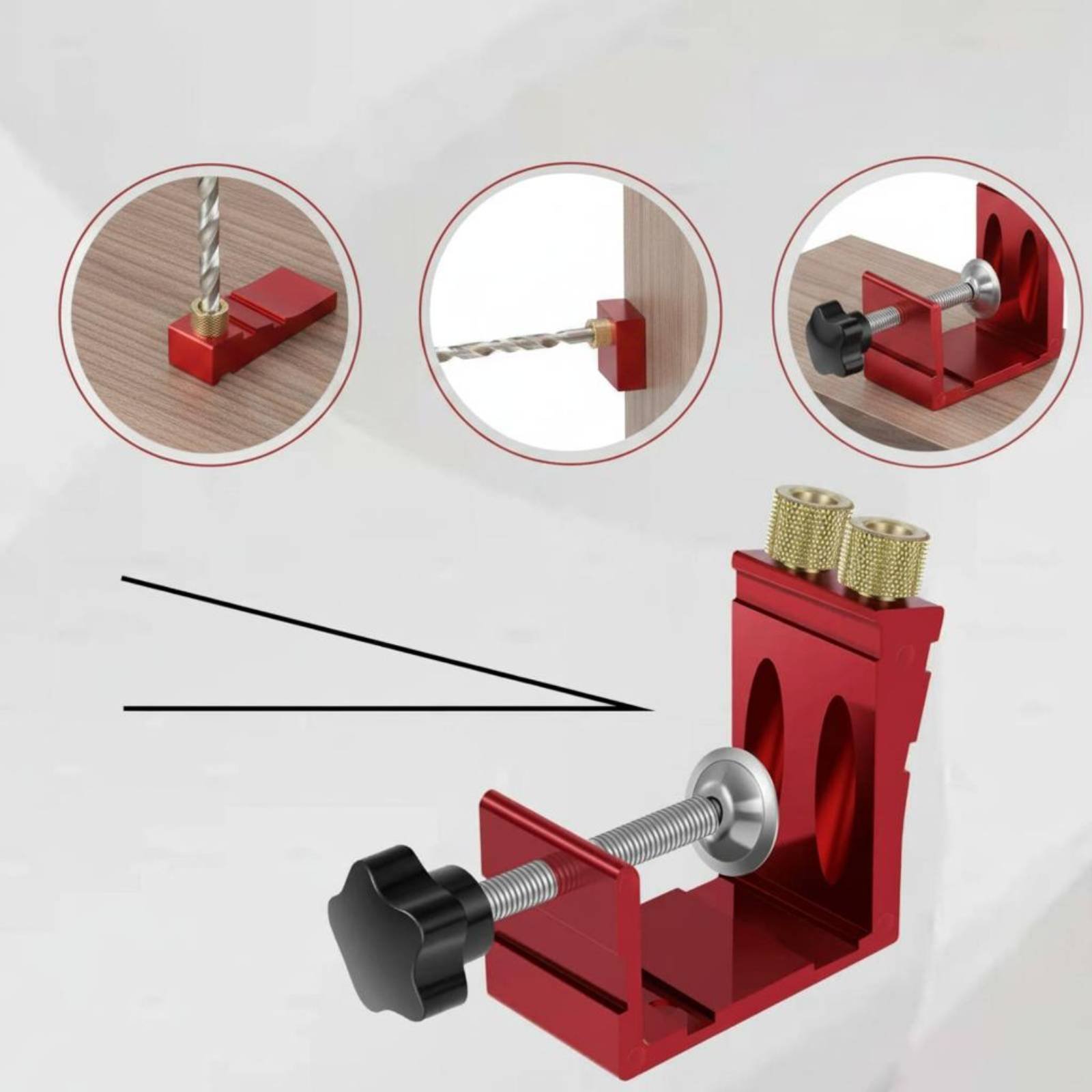 15 Degree Angle Drilling Guide - огляд і ціна Workshop Joinery Tools