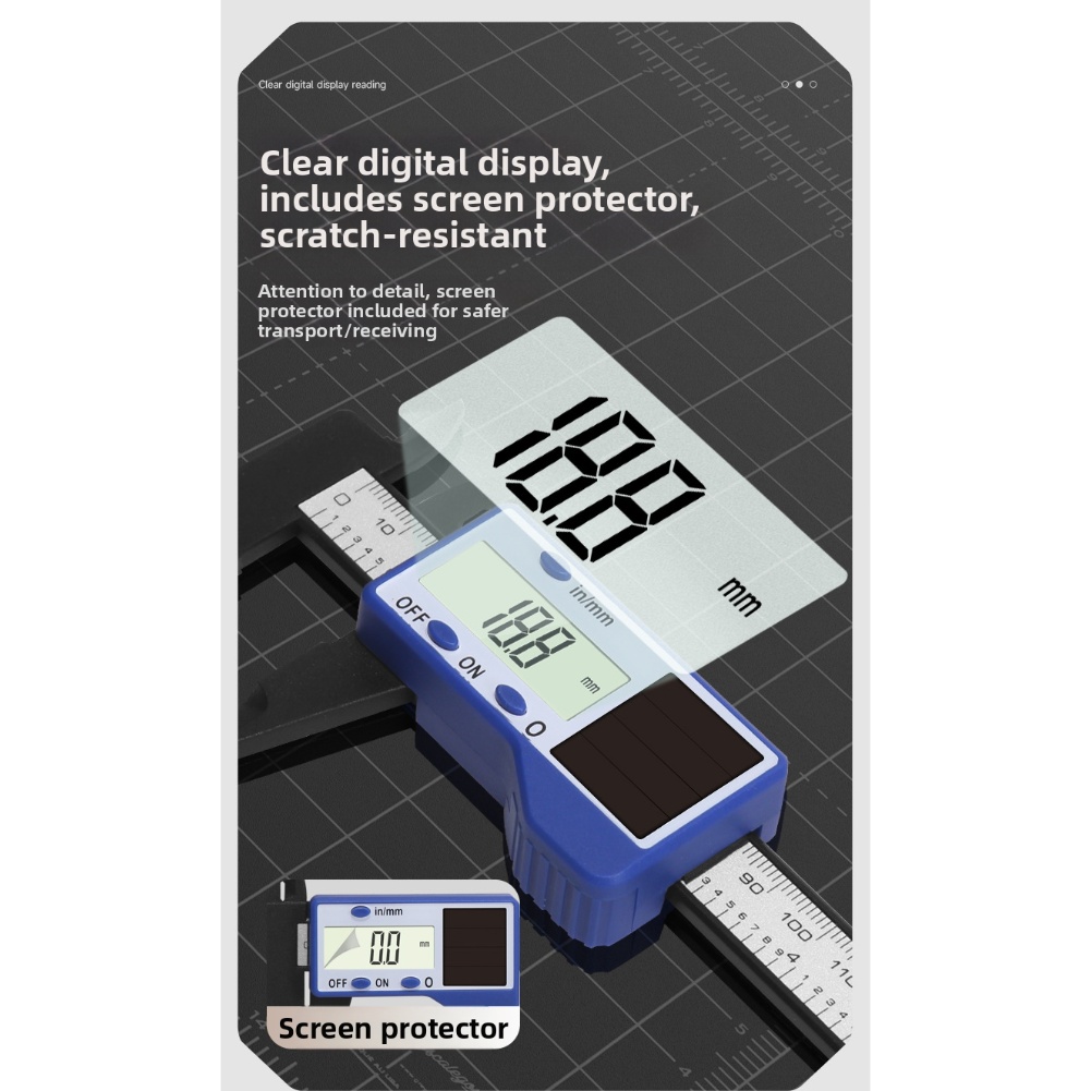 1pc Solar Powered Digital Vern - огляд і ціна Workshop Tools In Engineering