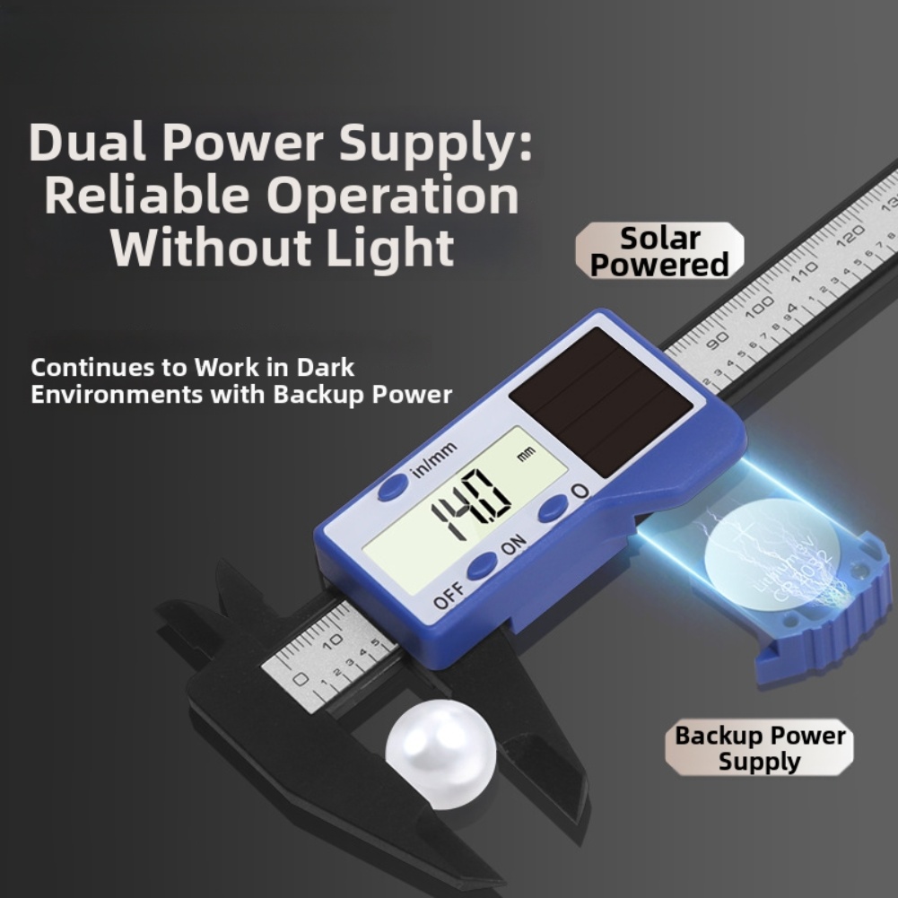 1pc Solar Powered Digital Vern - огляд і ціна Workshop Tools In Engineering