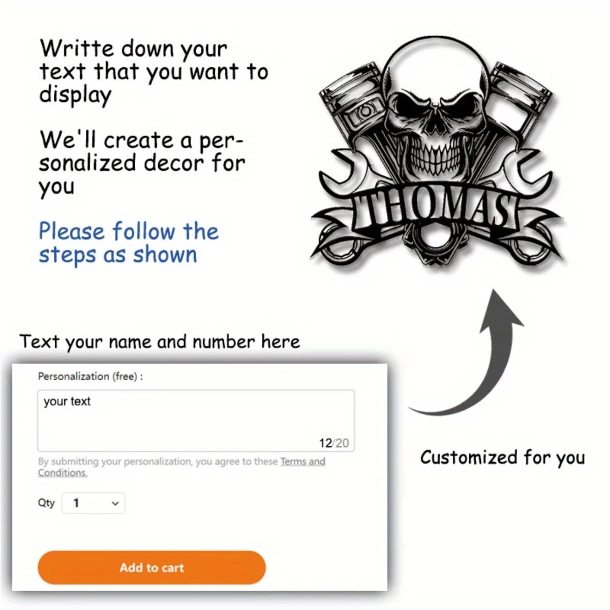 Custom Personalized Metal Wall - огляд і ціна Workshop Tools Needed