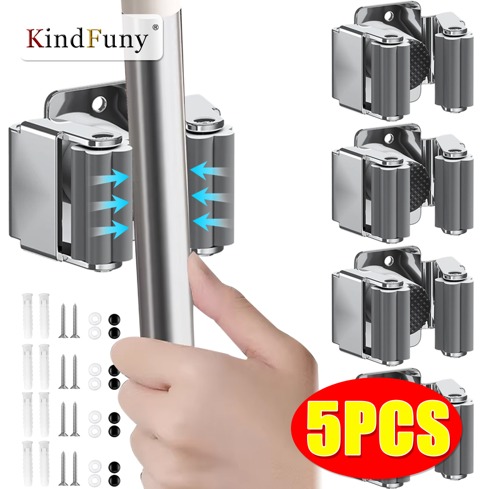 Stainless Steel Mop Clip Holde - огляд і ціна Workshop Tools On Wall