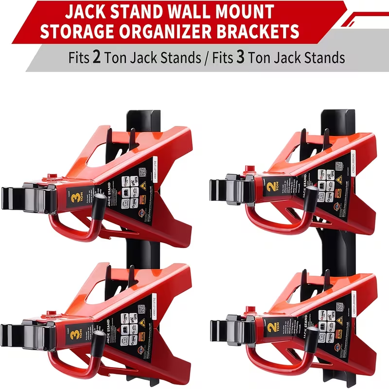Jack Stand Wall Mount Organize - огляд і ціна Workshop Tools On Wall