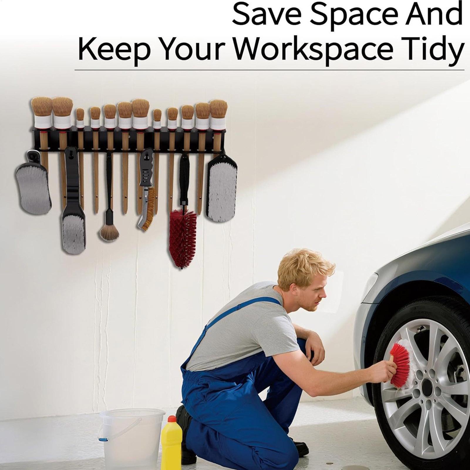 Detailing Brush Holder Steel C - огляд і ціна Workshop Tools On Wall