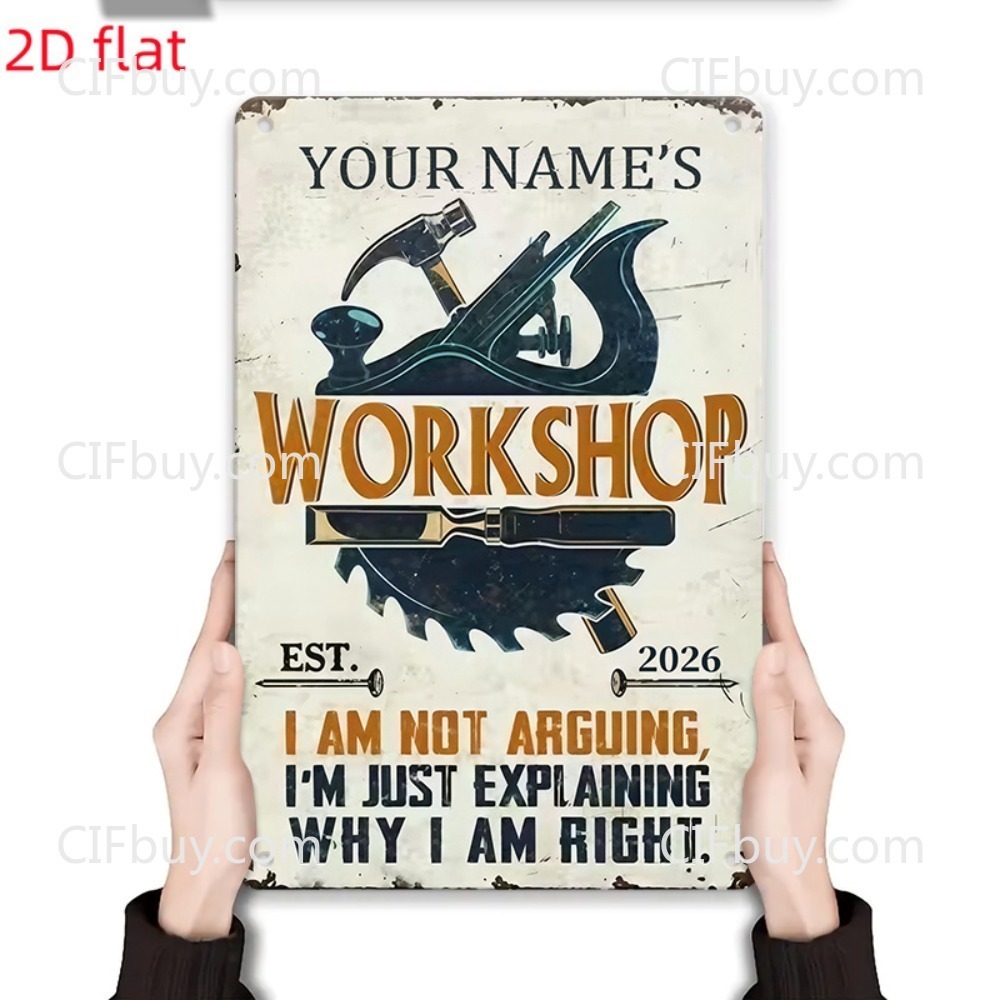 Custom Name Workshop Metal Sig - огляд і ціна Workshop Tools Name